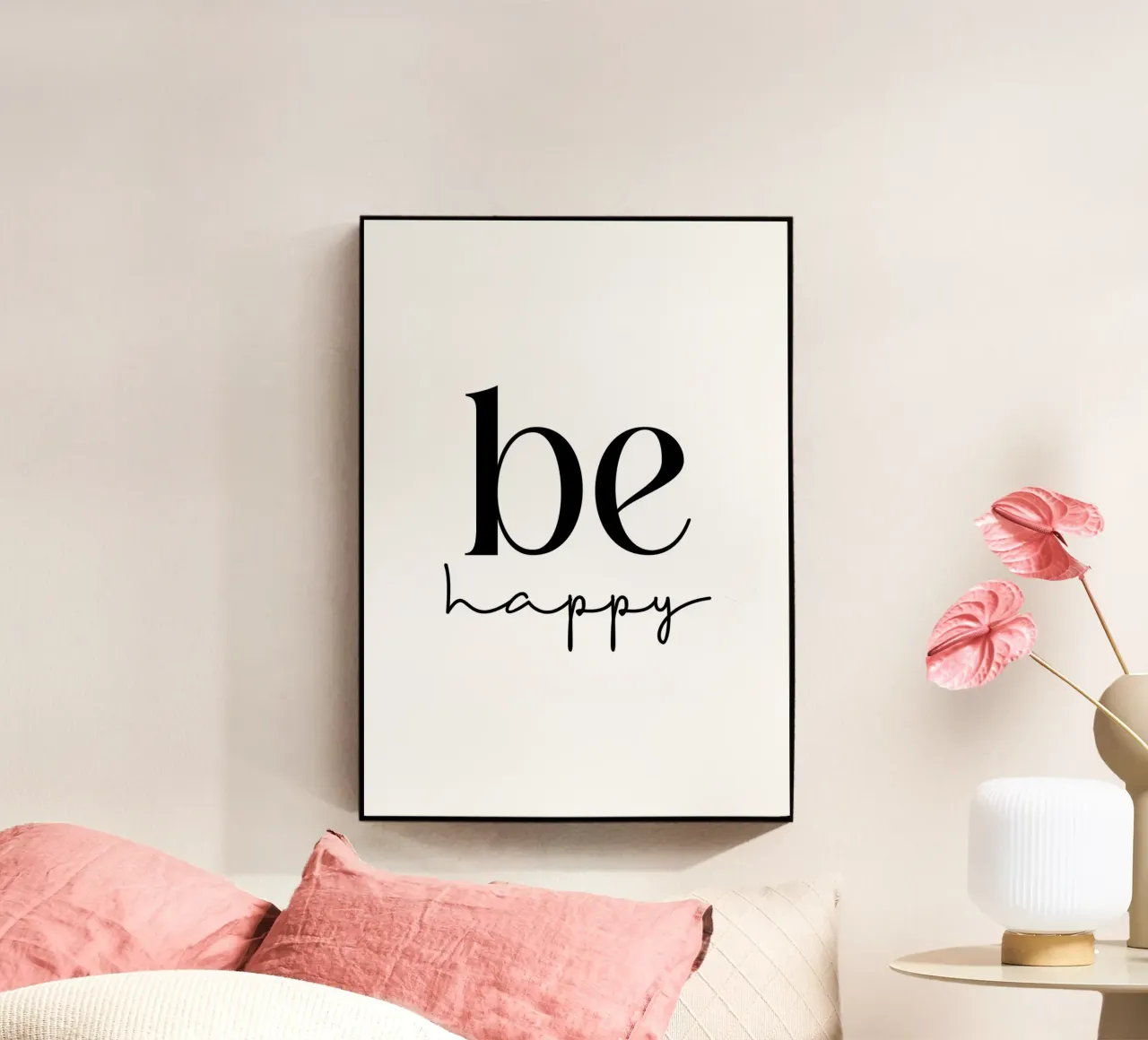 Be happy plexiglass da BAINAI QUOTES