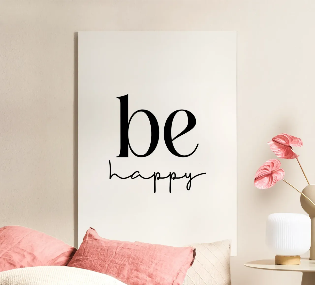 Be happy plexiglass da BAINAI QUOTES