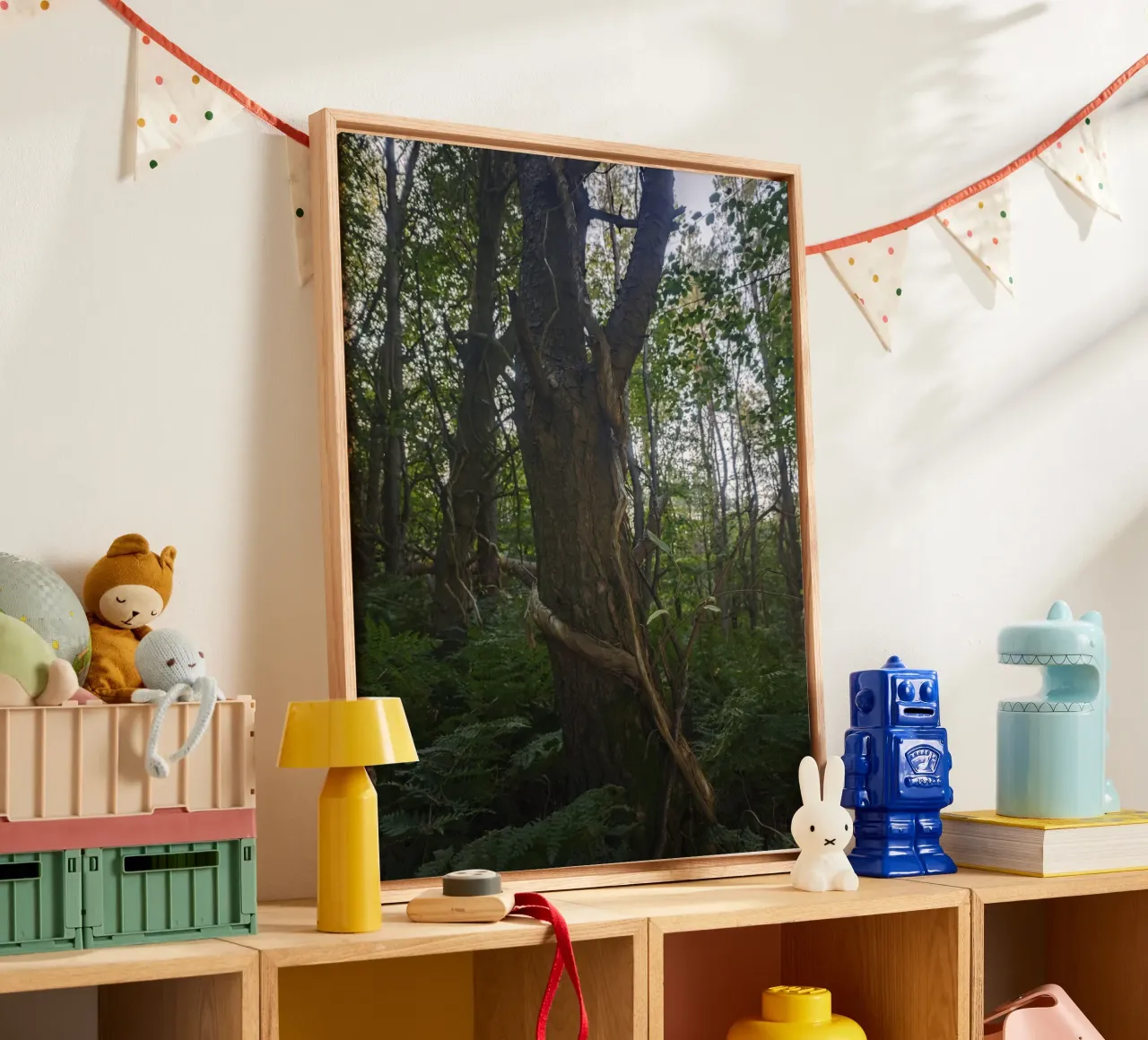 Scottish forest tela con Cornice a cassetta da gtobonart