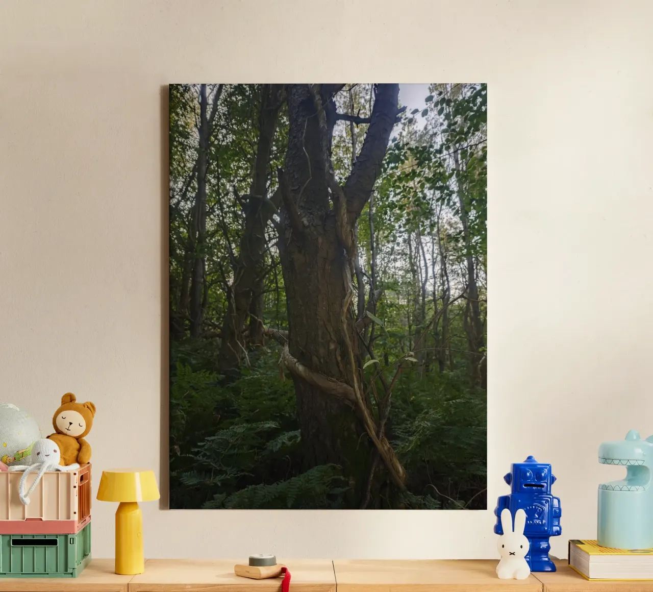 Scottish forest tela con Cornice a cassetta da gtobonart