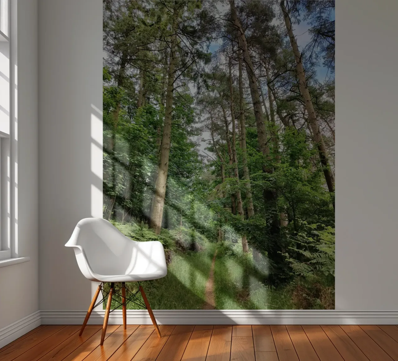 Summer path fotobehang van gtobonart