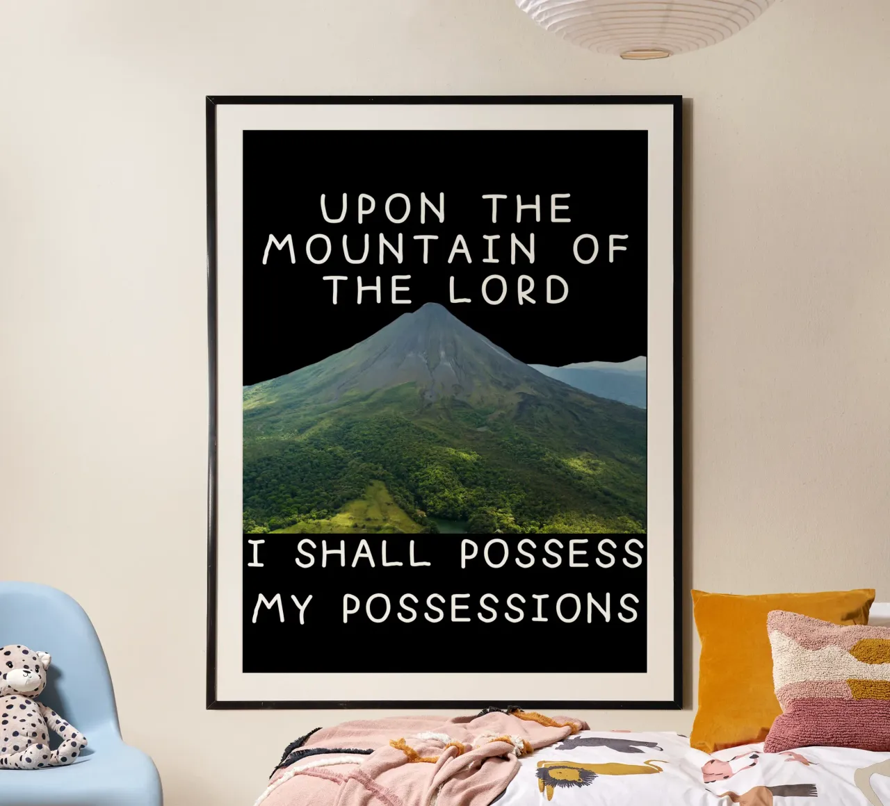 Christian Themed Products poster with plastic frame by Lionandlamb