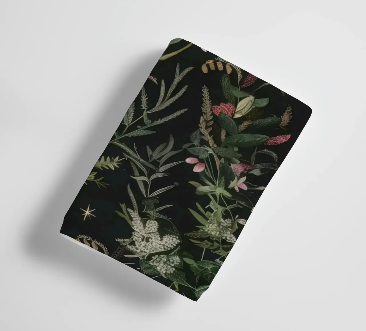 Luna Piena Stelle Botaniche Foresta Boho Retro Floreale asciugamano da bagno da Gentle Echoes Art