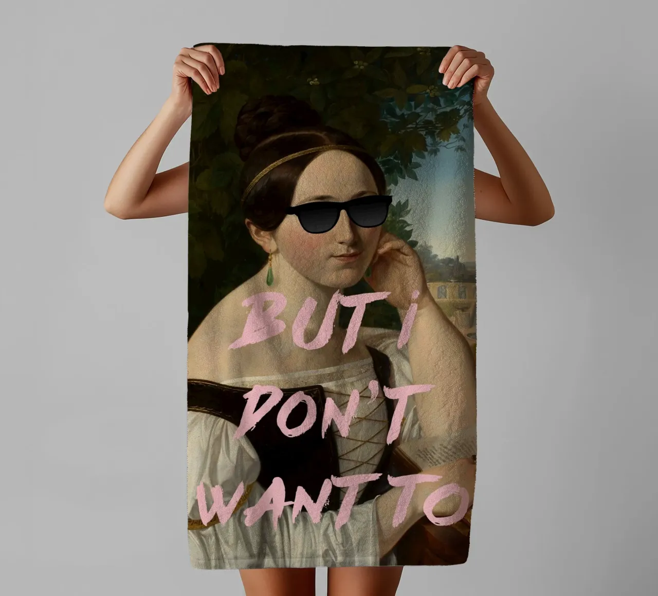 BUT I DON’T WANT TO asciugamano da bagno da ramosashop