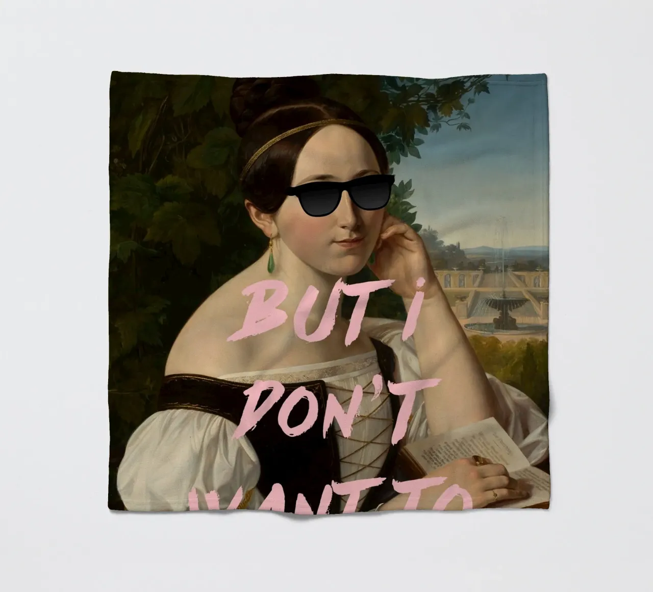 BUT I DON’T WANT TO coperta in pile da ramosashop