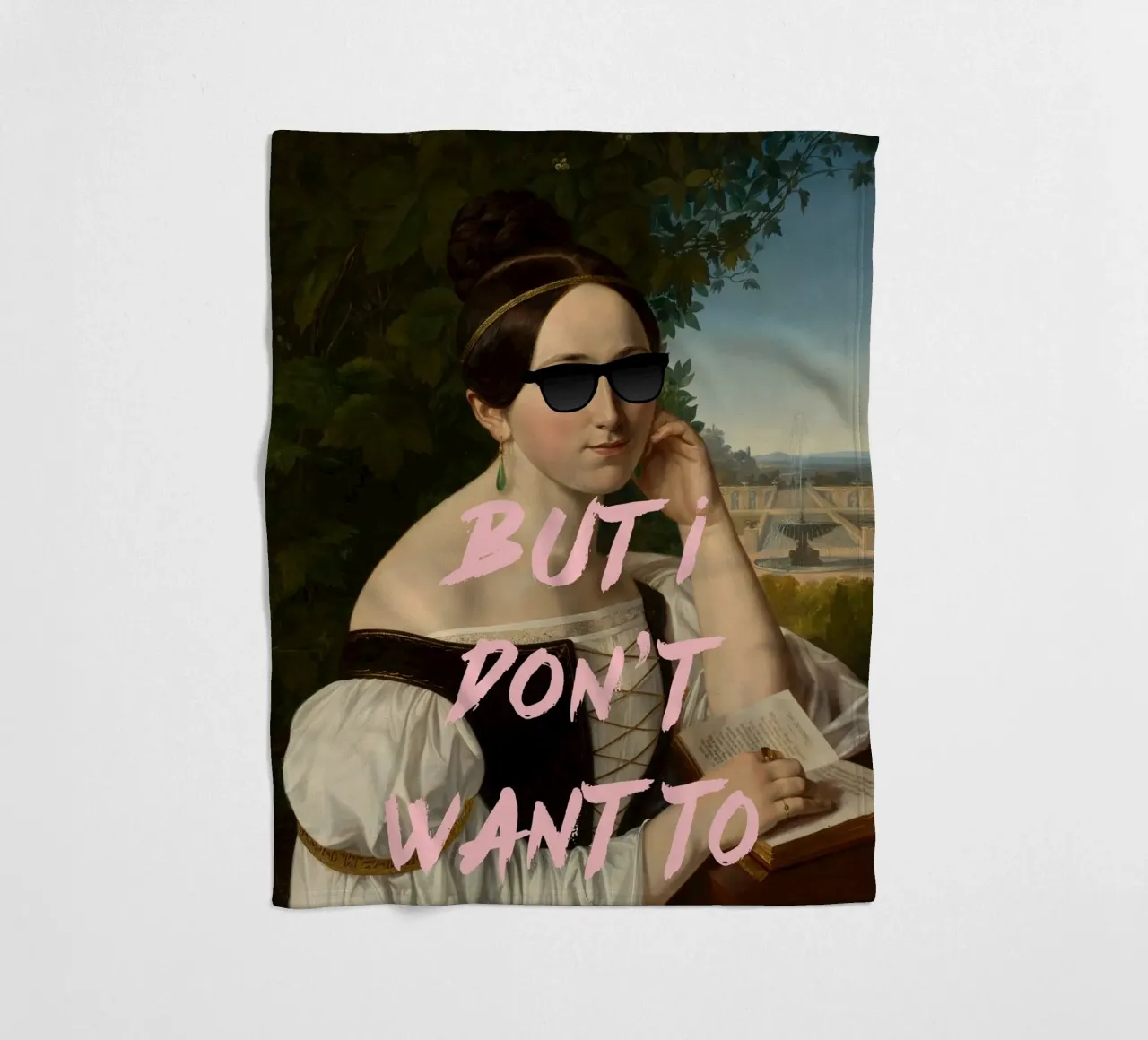 BUT I DON’T WANT TO coperta in pile da ramosashop