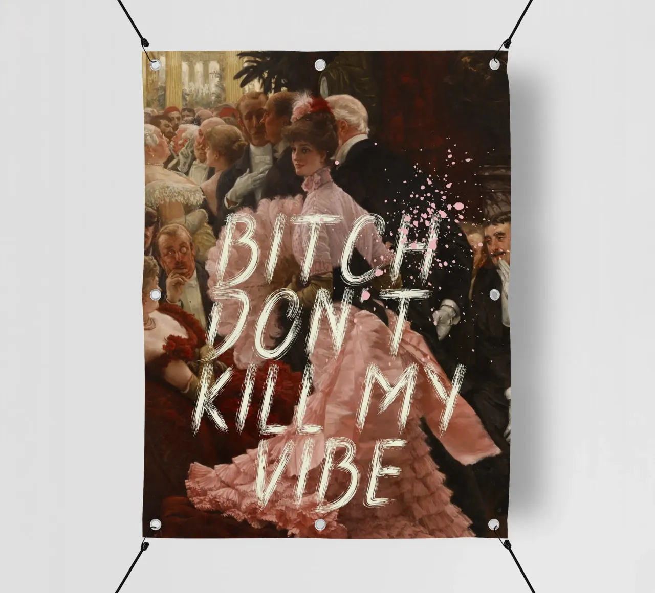 Bitch don't kill my vibe. telo in pvc da ramosashop