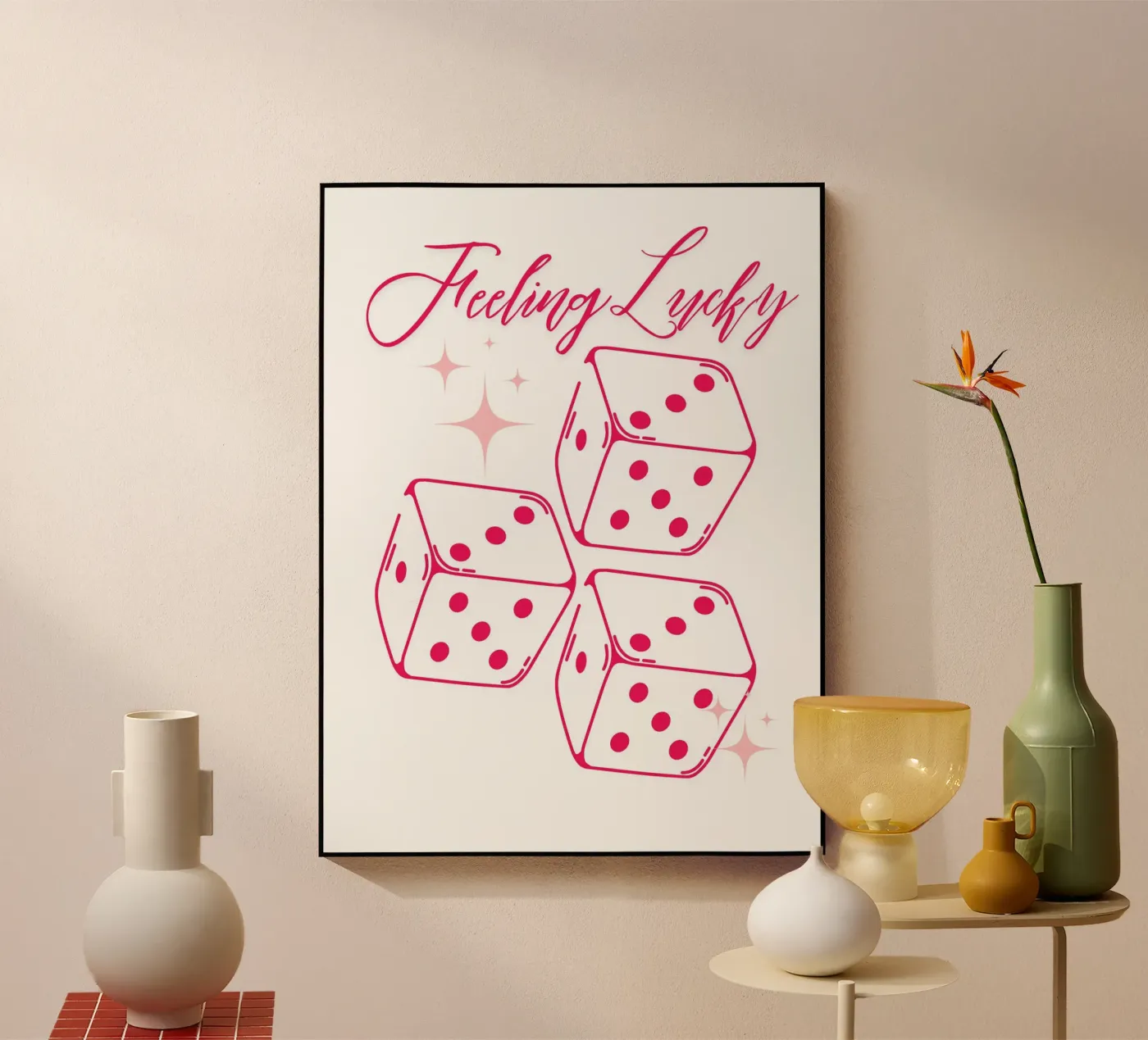 Feeling Lucky plexiglas de ramosashop