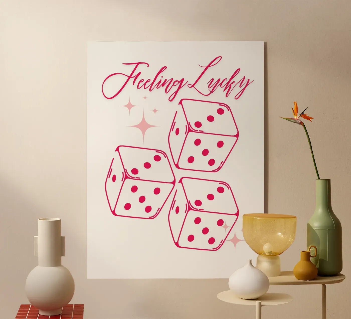 Feeling Lucky plexiglas de ramosashop