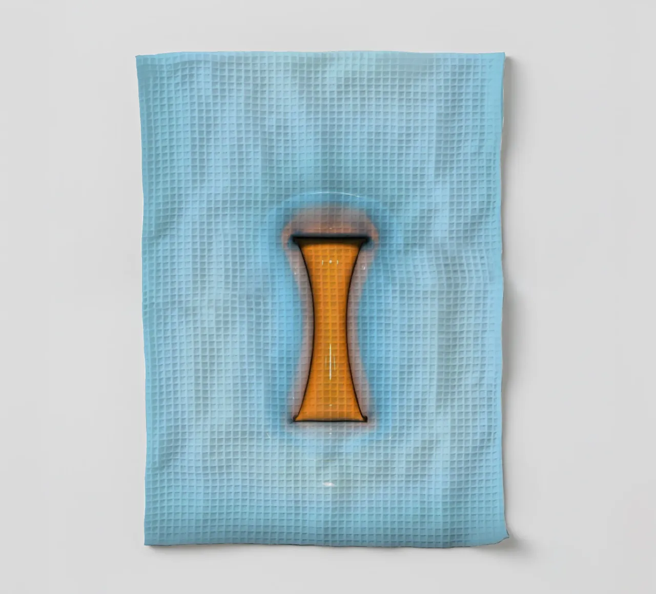 Gonflable Bubblegum Initiales I Bleu torchon de Malou-Studio