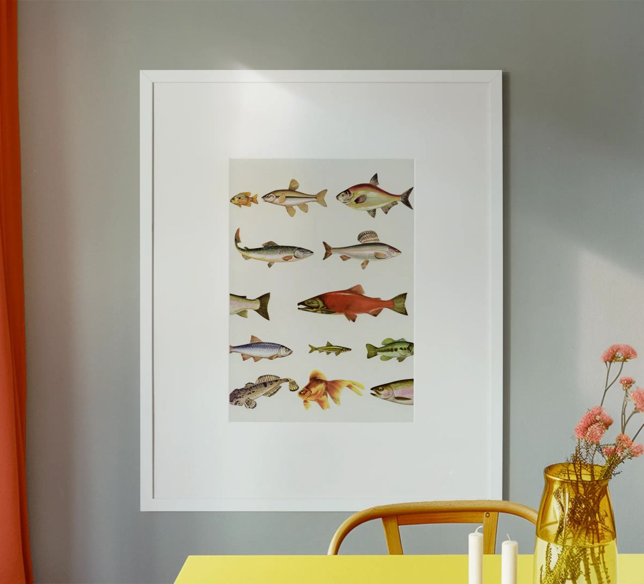 Fishing Line poster by Cassia Beck Collage