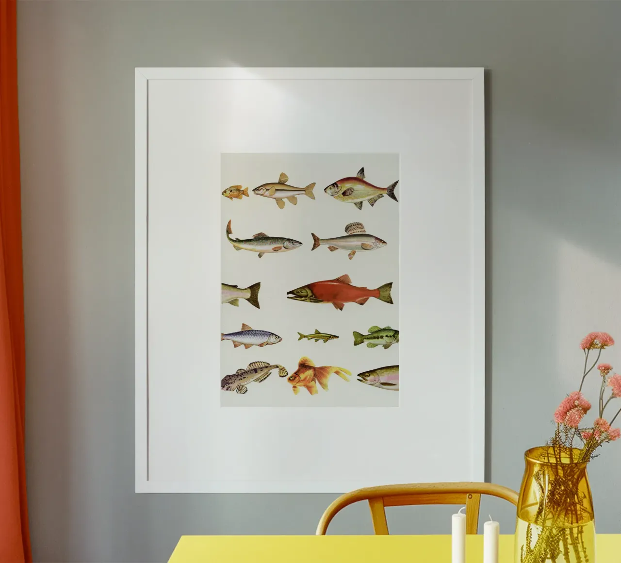 Lenza da pesca poster da Cassia Beck Collage