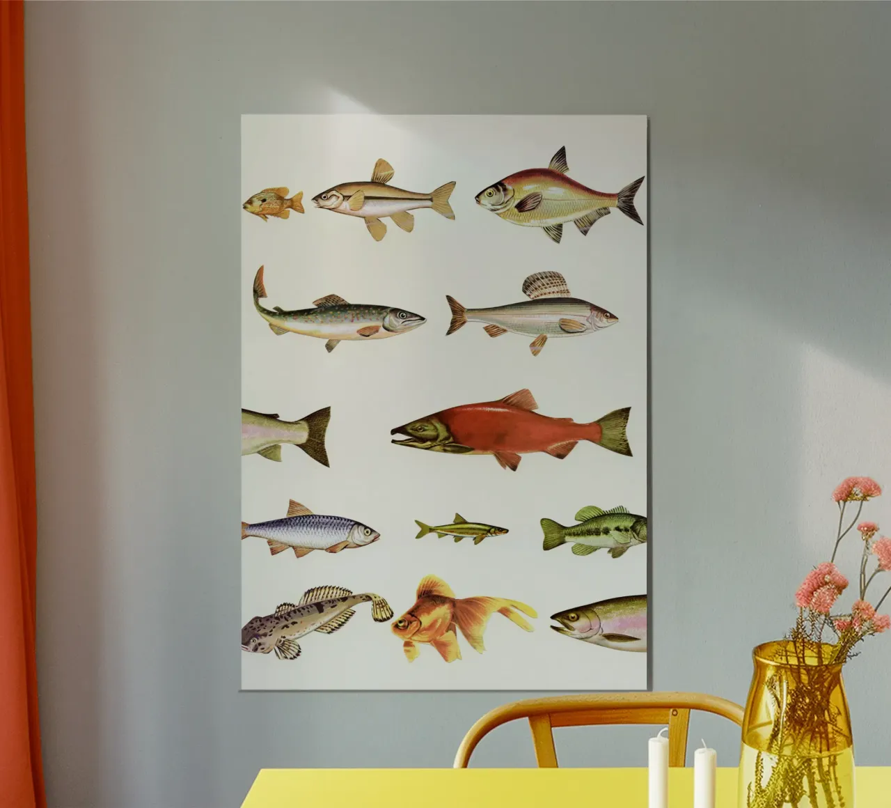 Lenza da pesca poster da Cassia Beck Collage