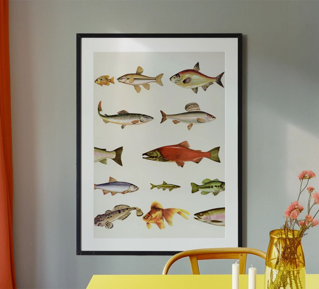 Fishing Line poster by Cassia Beck Collage