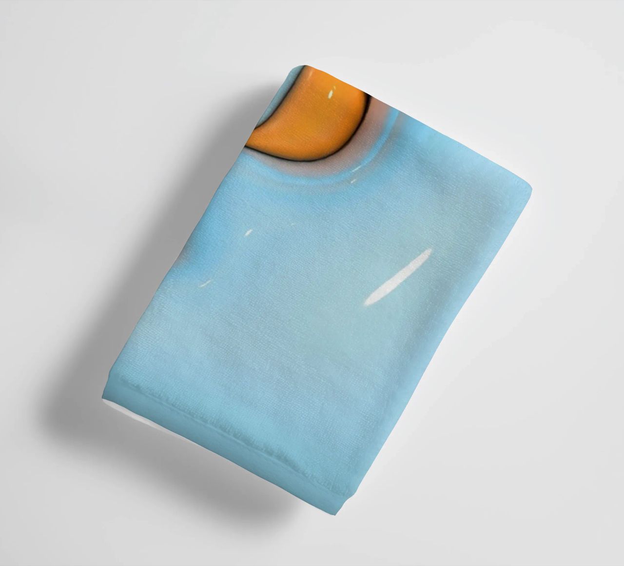 Bubblegum Inflate Initials P Blue towel by Malou-Studio