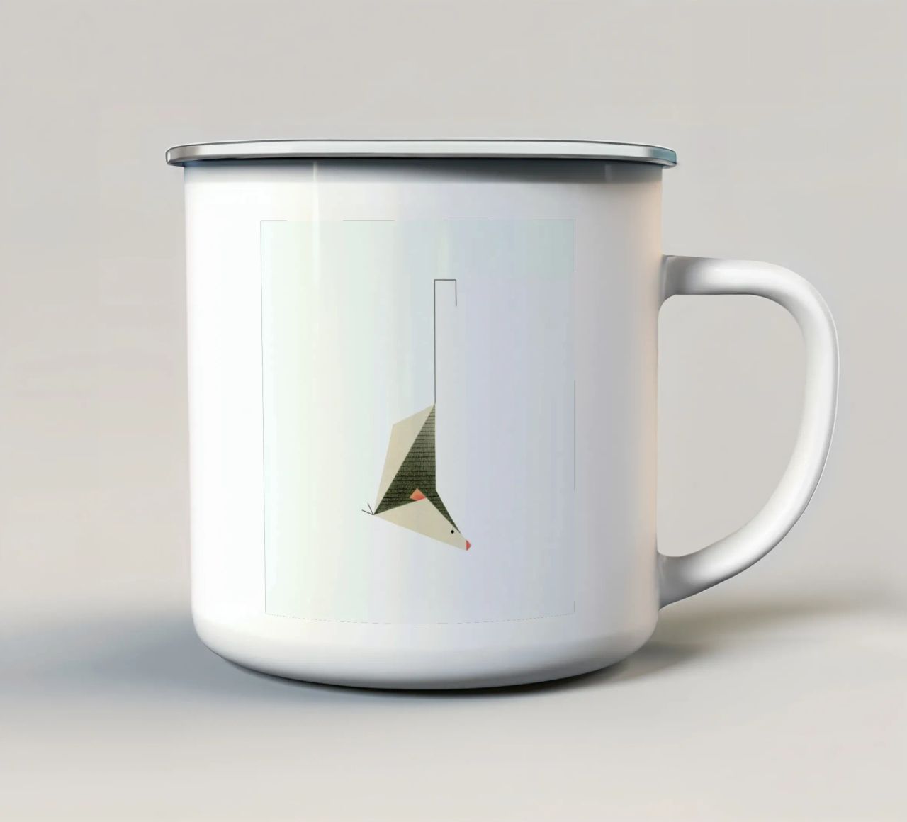 Opossum tazza in smalto da Anna-Maren Zehnter
