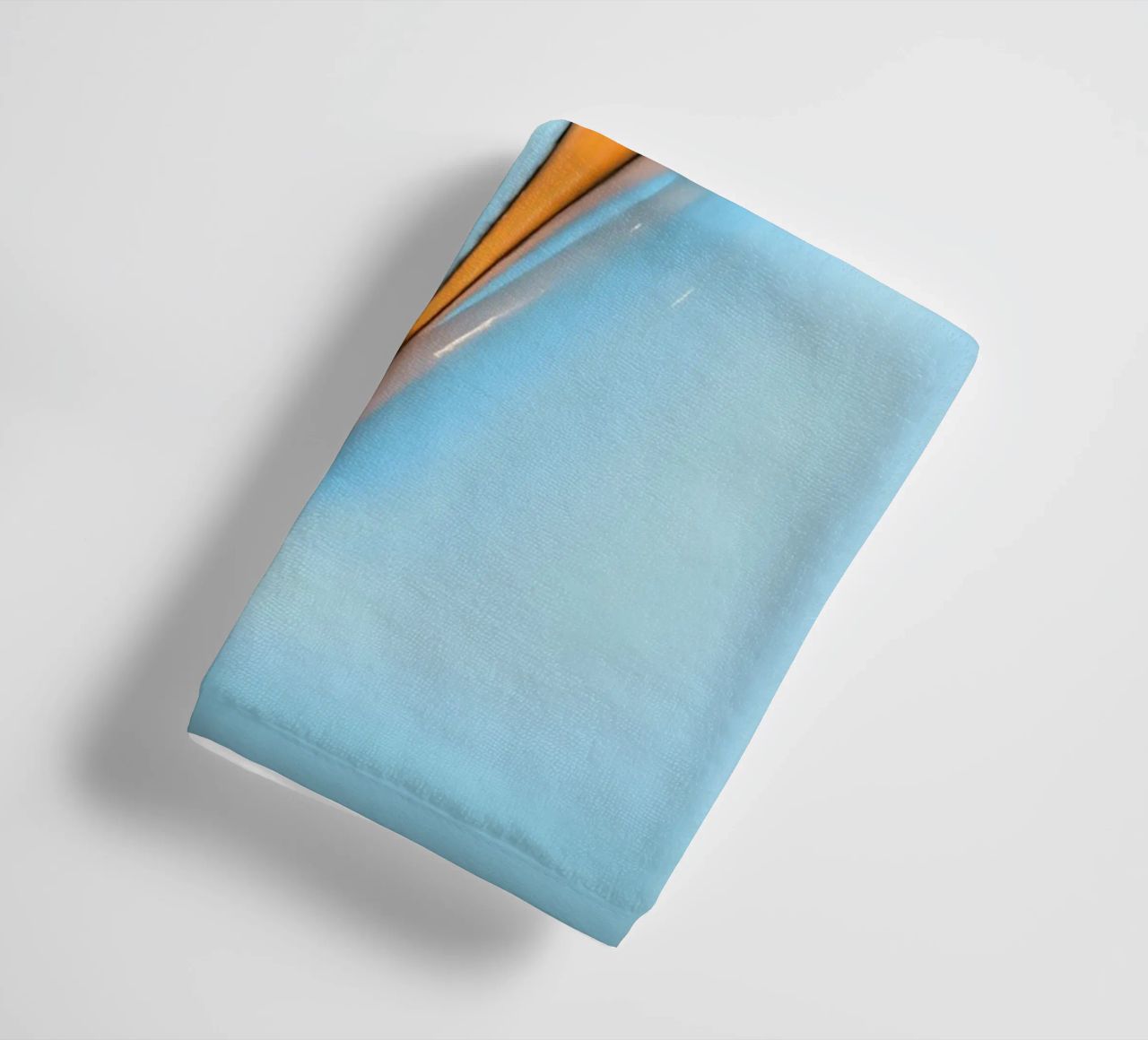 Bubblegum Inflate Initials V Blue towel by Malou-Studio