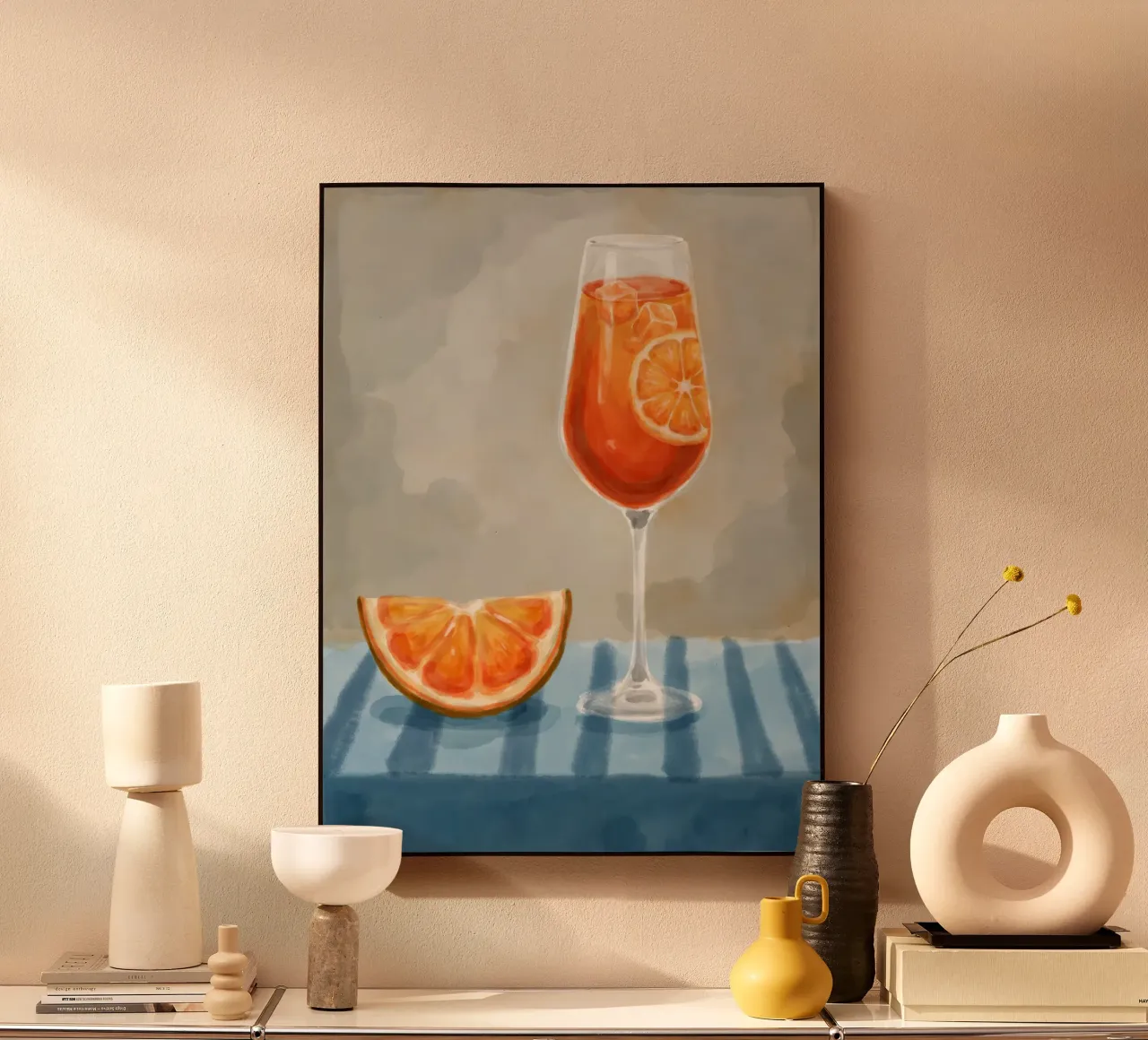 Orange Bliss forex plate by Indigo Rain