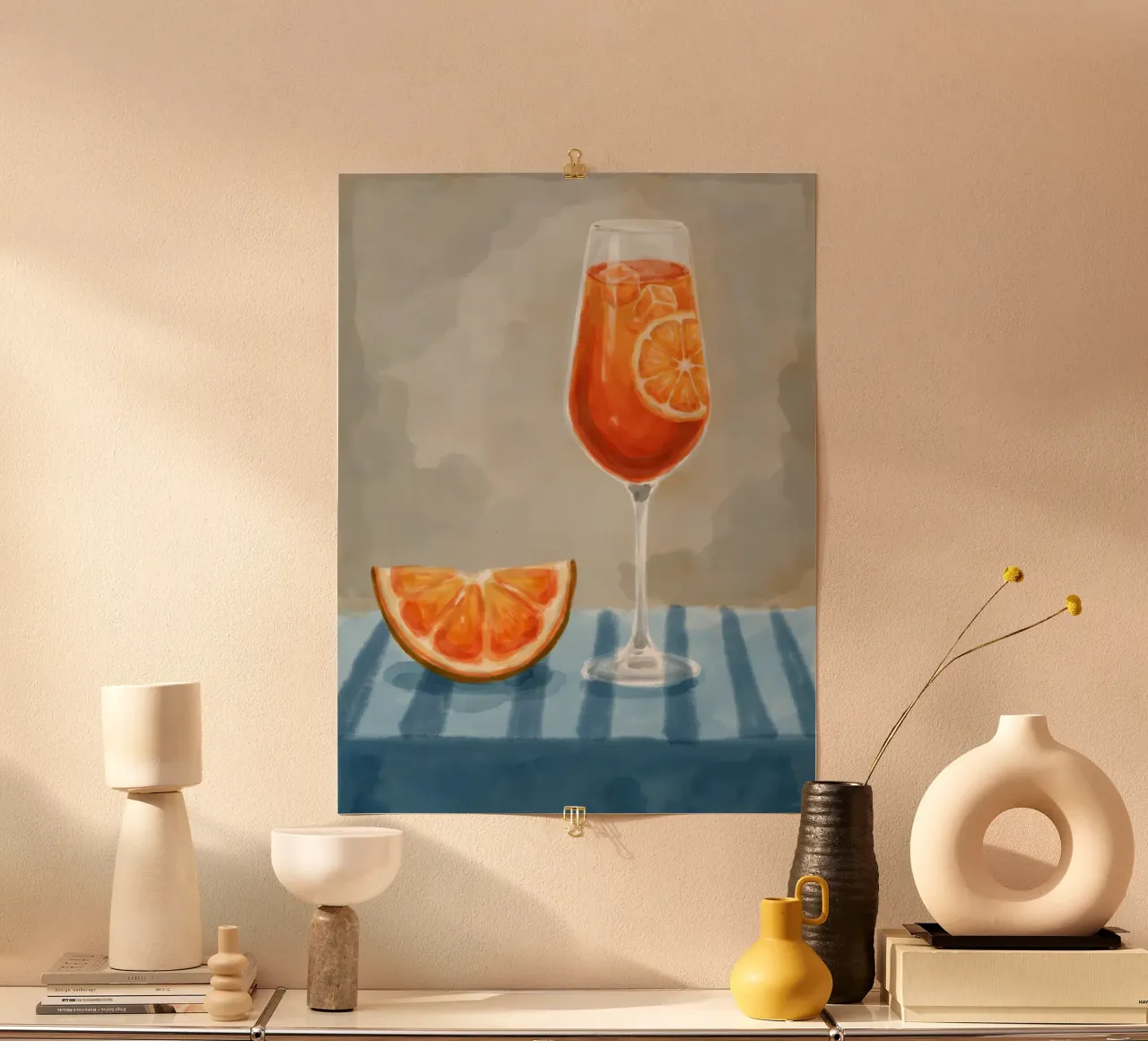 Orange Bliss Hahnemühle von Indigo Rain