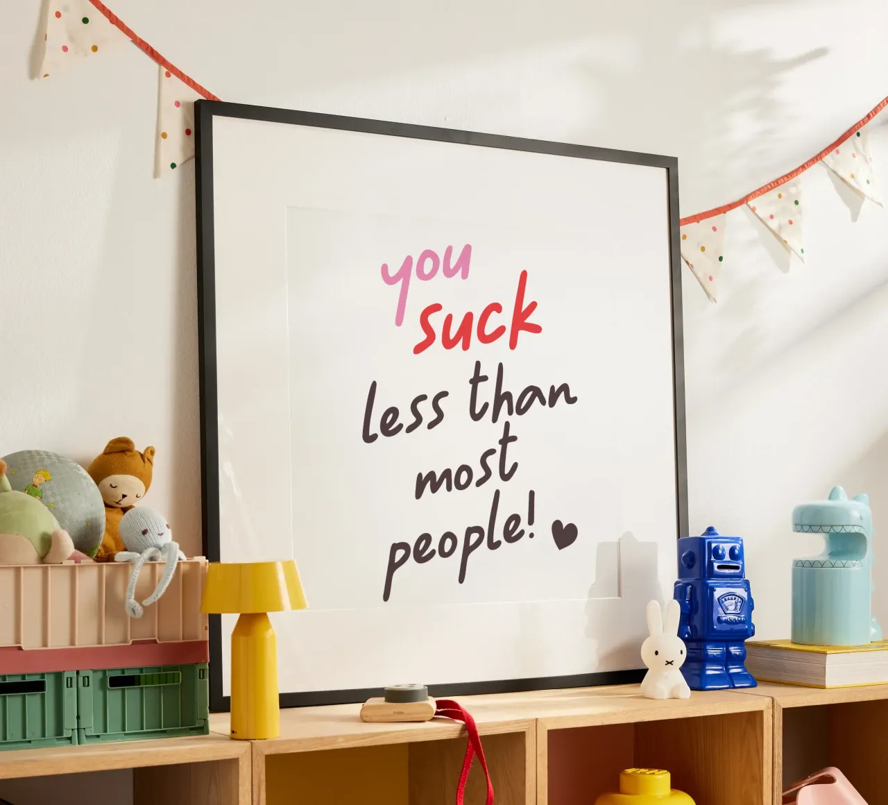 You suck less than most people! carta hahnemühle da edsonramosart