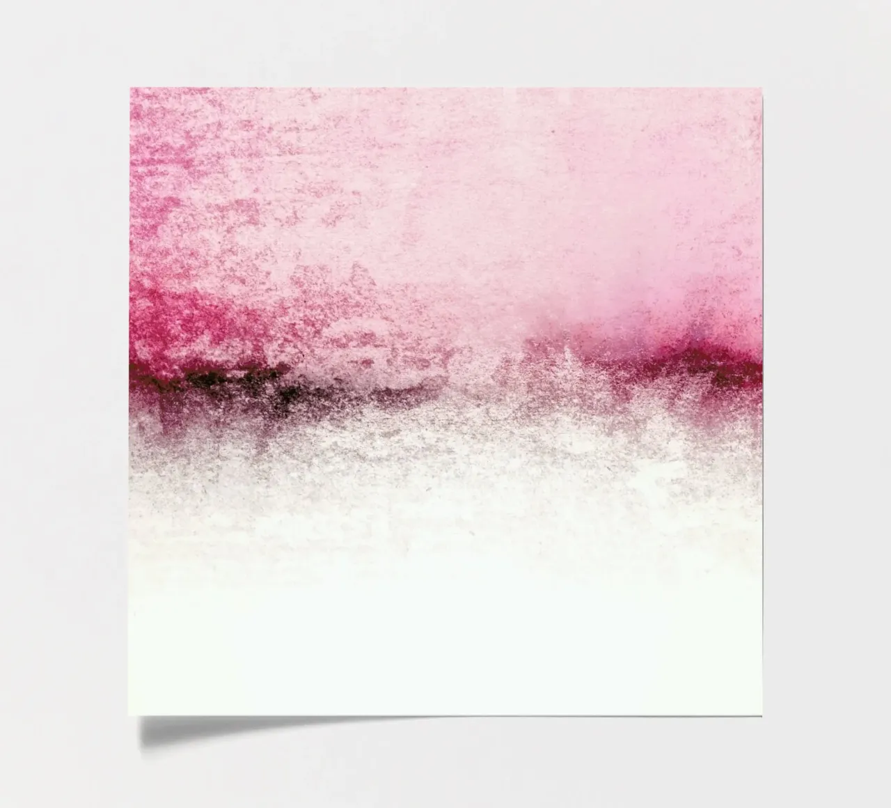 Rêveuse de neige rose planche autocollant de Monika Strigel