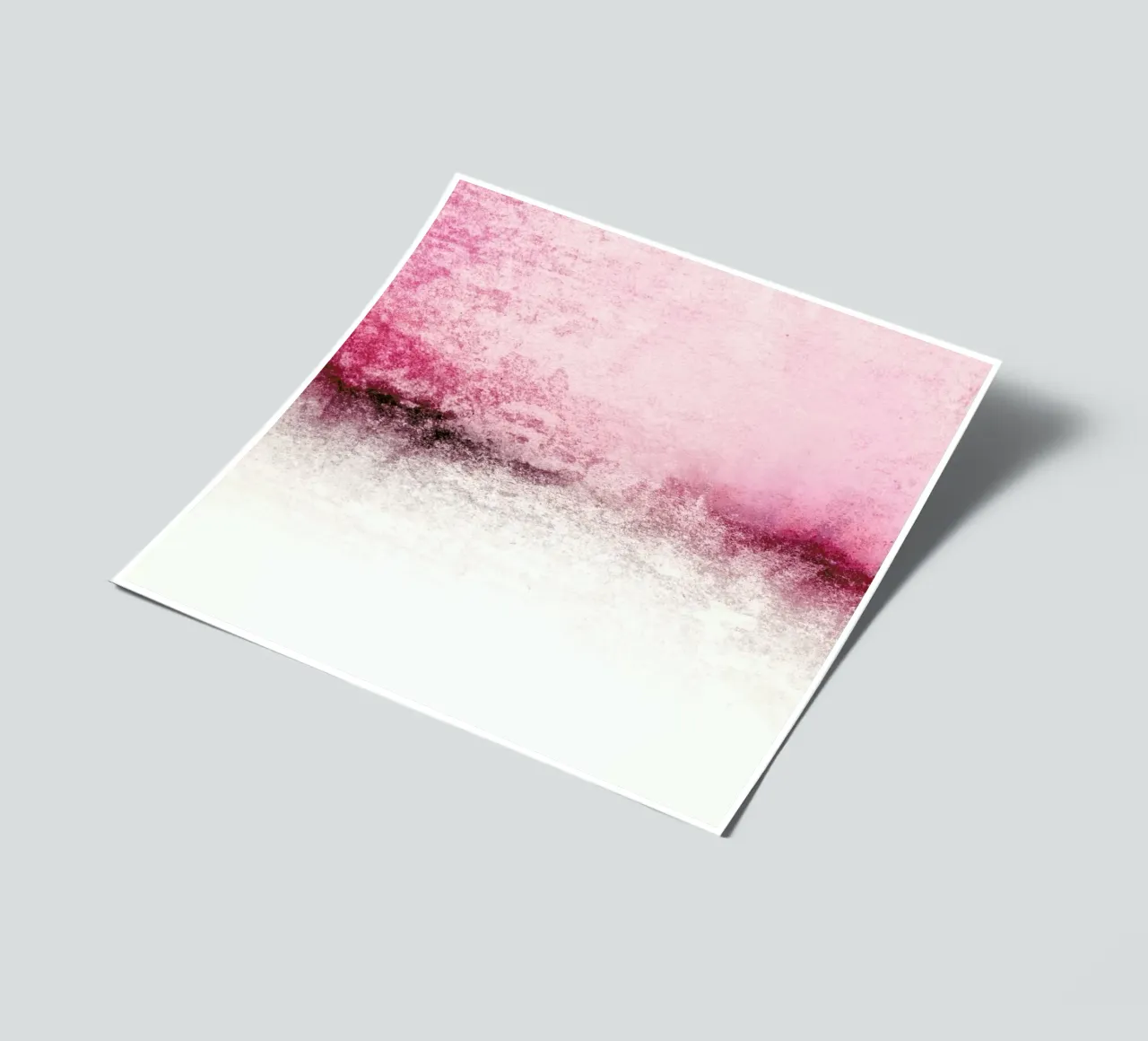 Rêveuse de neige rose planche autocollant de Monika Strigel