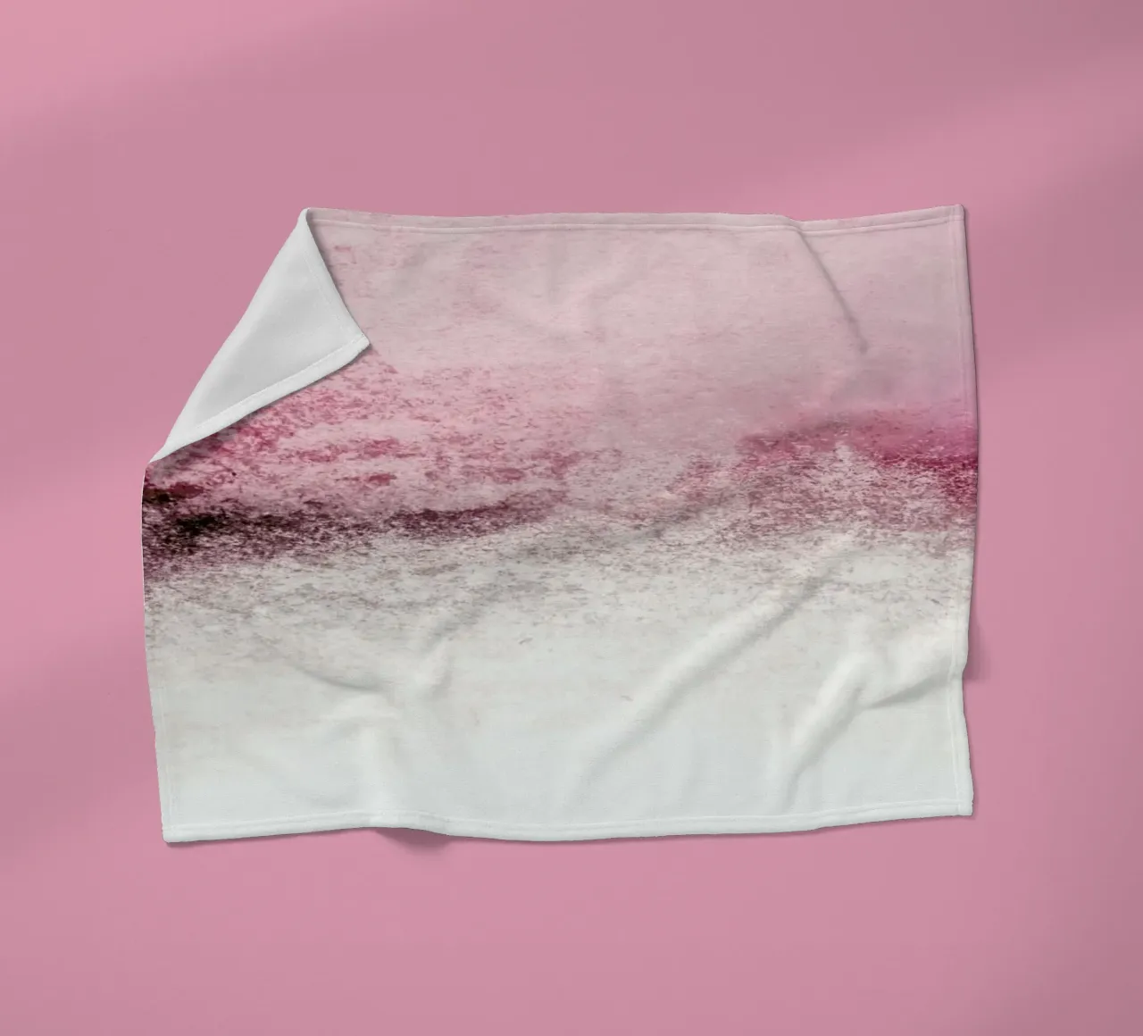 Rosa Snowdreamer coperta in pile da Monika Strigel