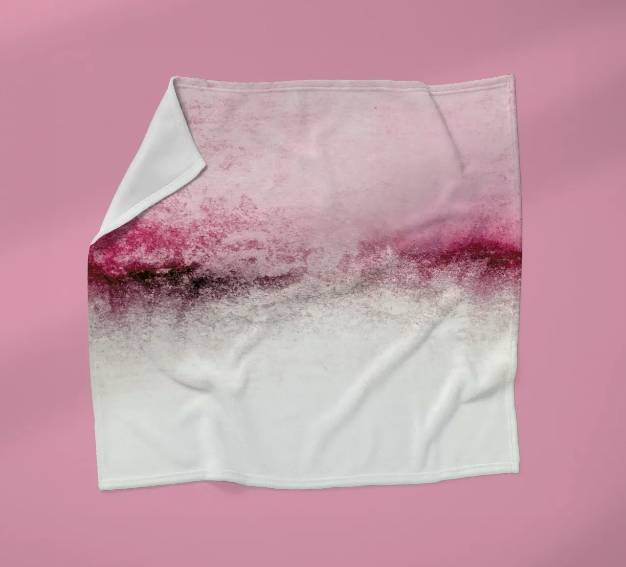 Rosa Snowdreamer coperta in pile da Monika Strigel