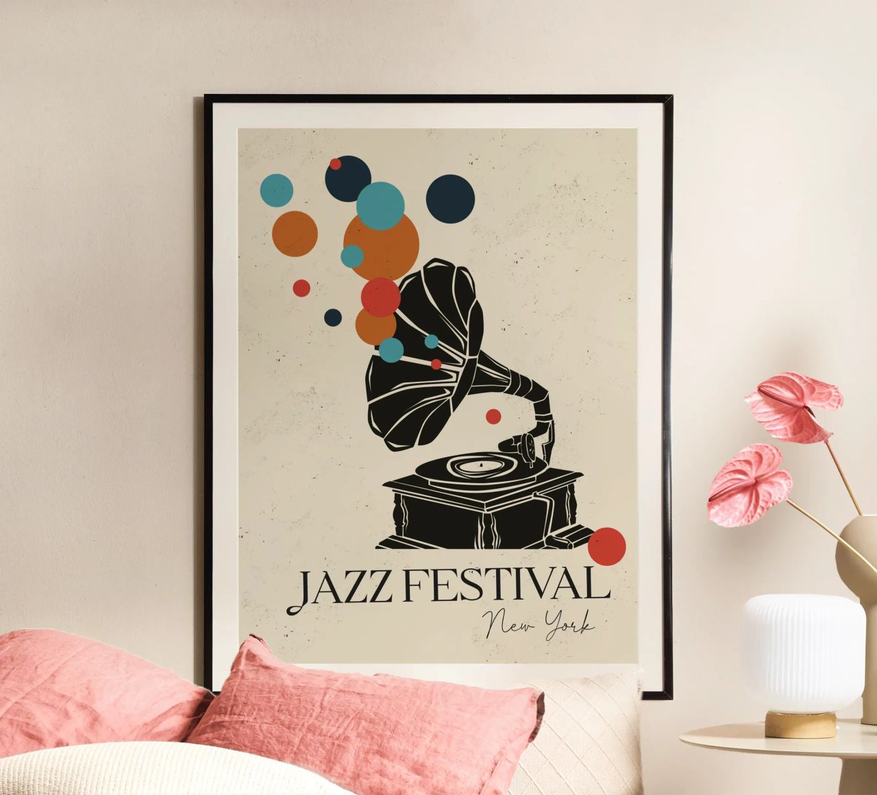 Grammophon Poster von Indigo Rain