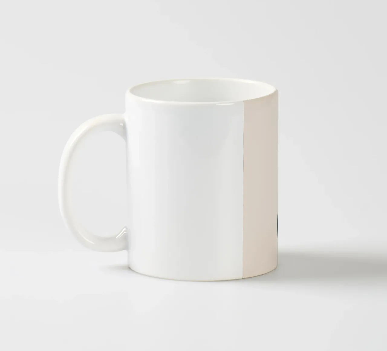 Ramo di eucaplytus dipinto a mano ad acquerello tazza in ceramica da Bloomery Decor