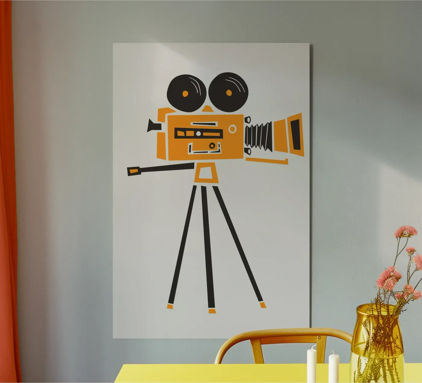 Luci, telecamera... alluminio dibond da Fox & Velvet