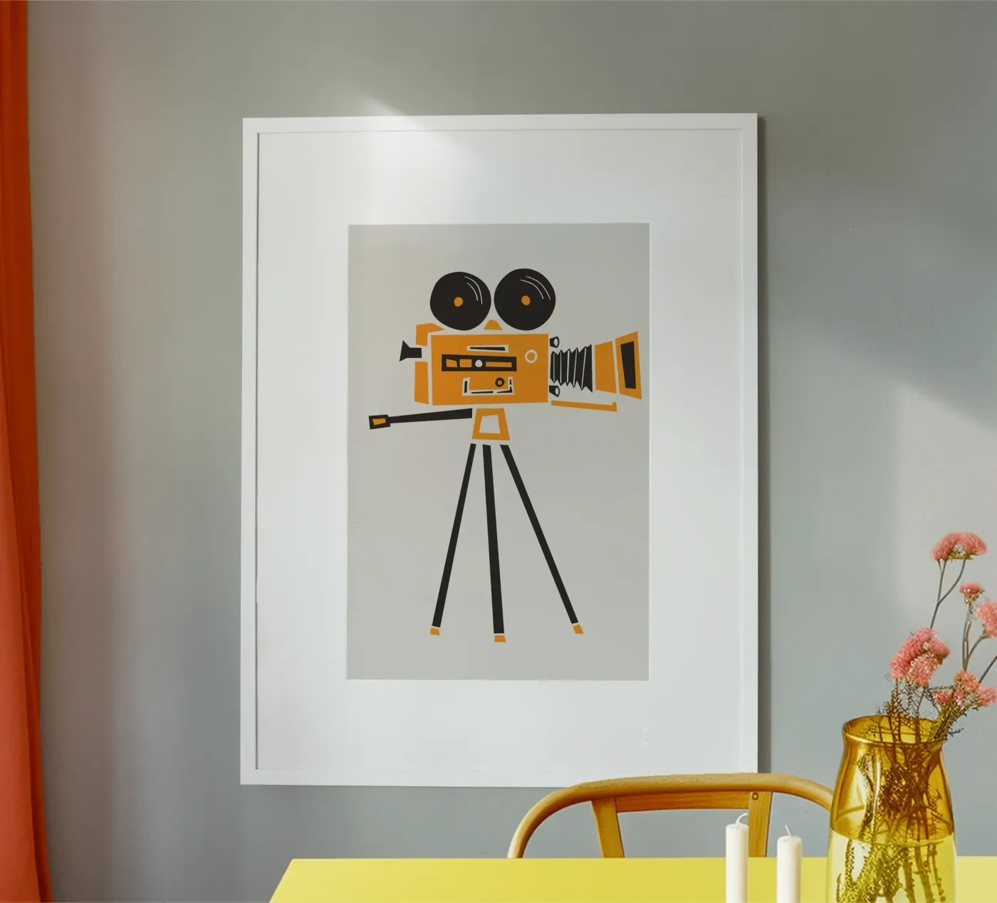 Licht, filmcamera... poster van Fox & Velvet