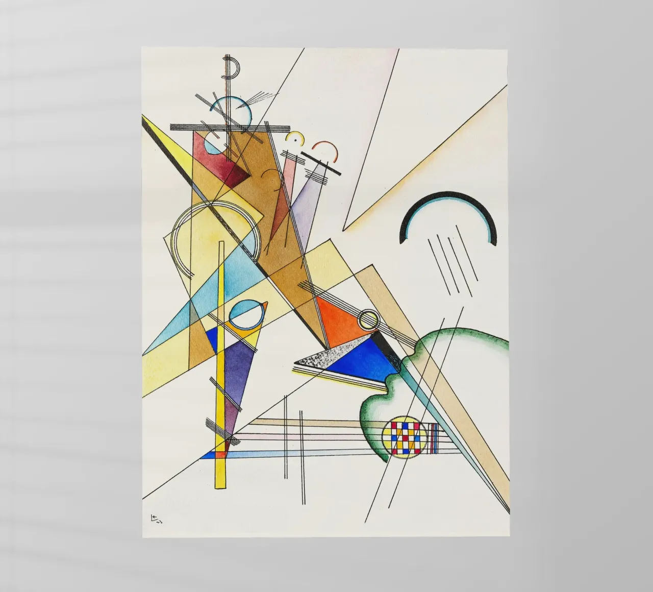 Wassily Kandinsky - Gewebe pellicola backlit da Old Masters