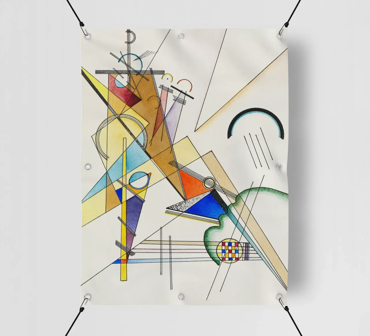 Wassily Kandinsky - Gewebe telo in pvc da Old Masters
