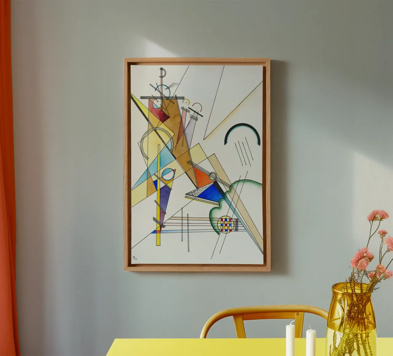 Wassily Kandinsky - Gewebe tela con Cornice a cassetta da Old Masters