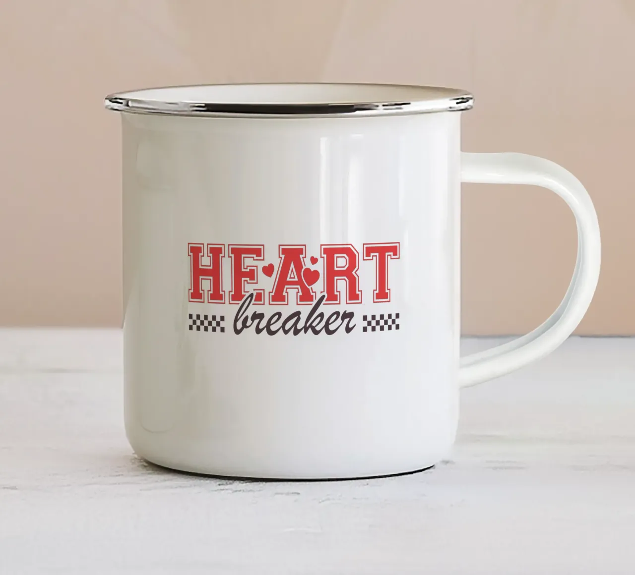 HEART breaker tazza in smalto da edsonramosart
