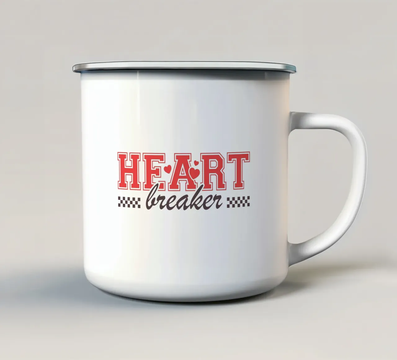 HEART breaker tazza in smalto da edsonramosart