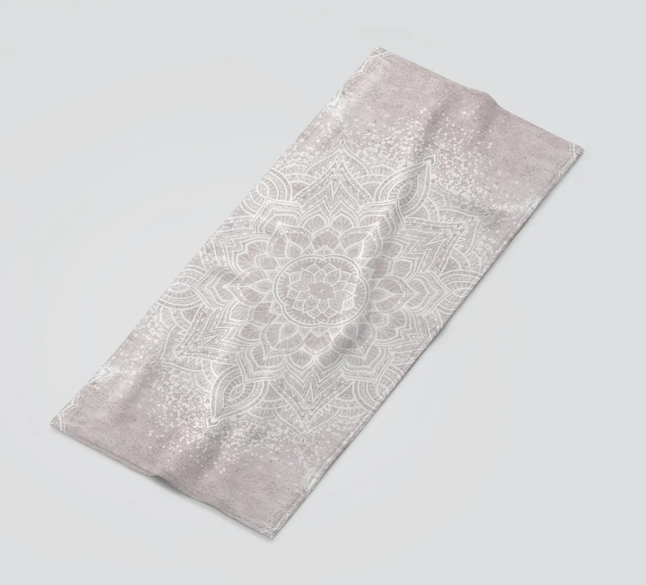 Mandala vintage soft boho - blush neutro telo mare da Bloomery Decor