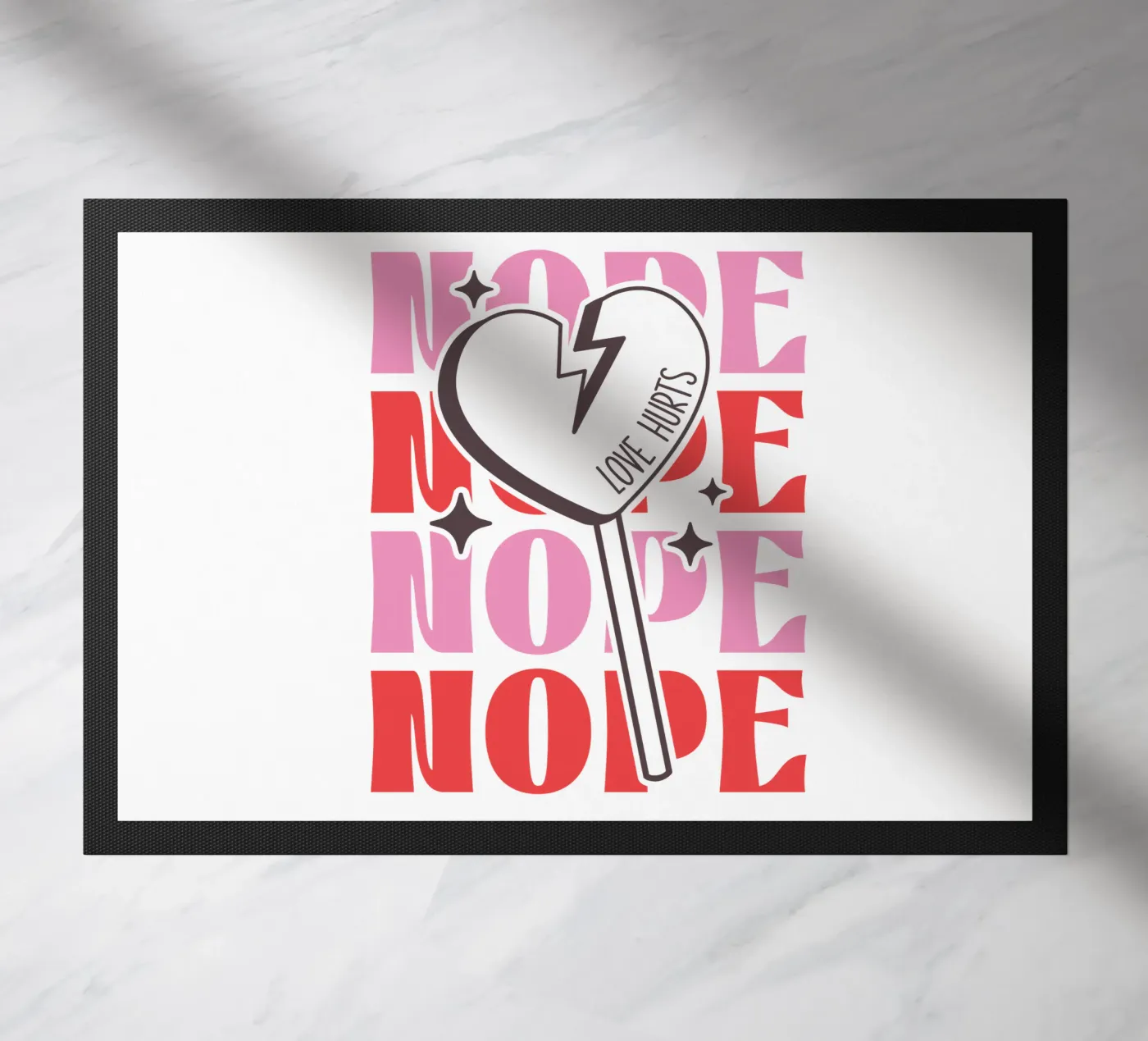 NOPE deurmat van edsonramosart