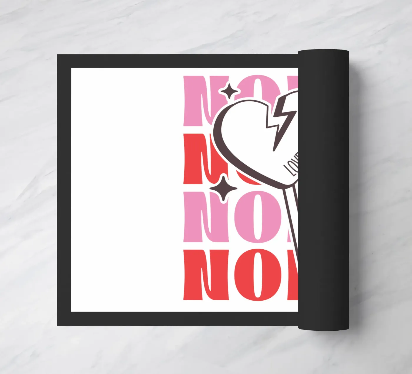 NOPE deurmat van edsonramosart