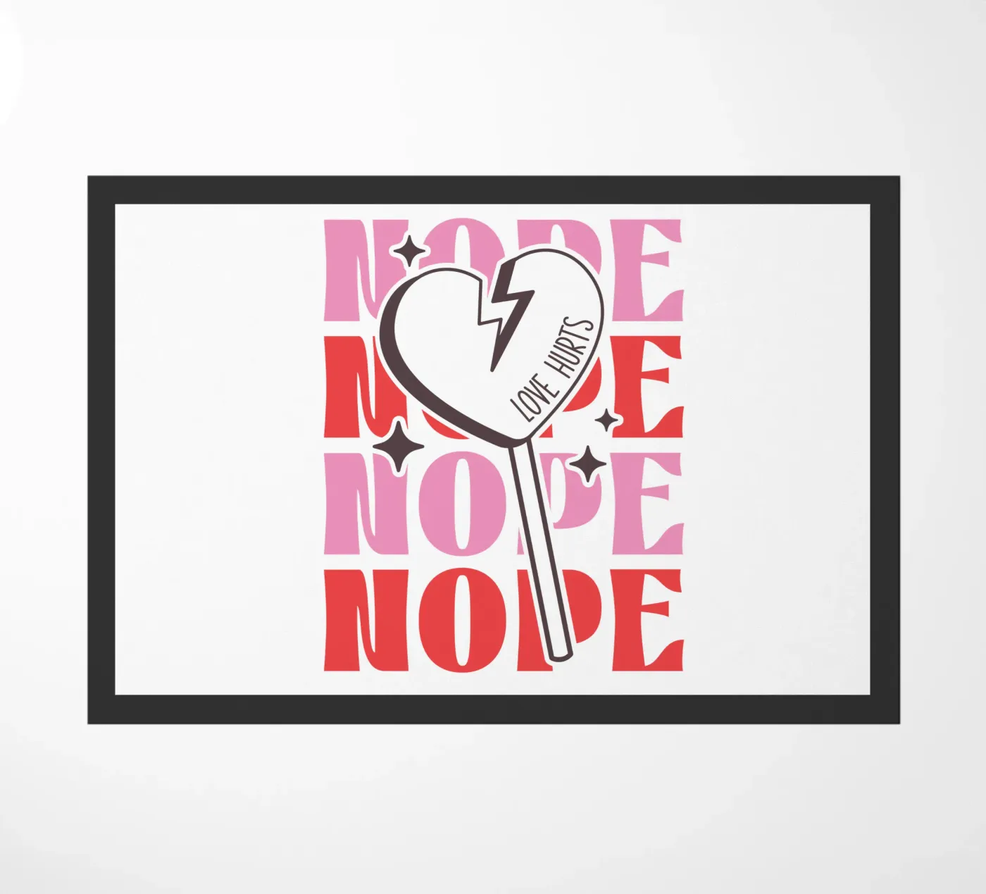 NOPE deurmat van edsonramosart