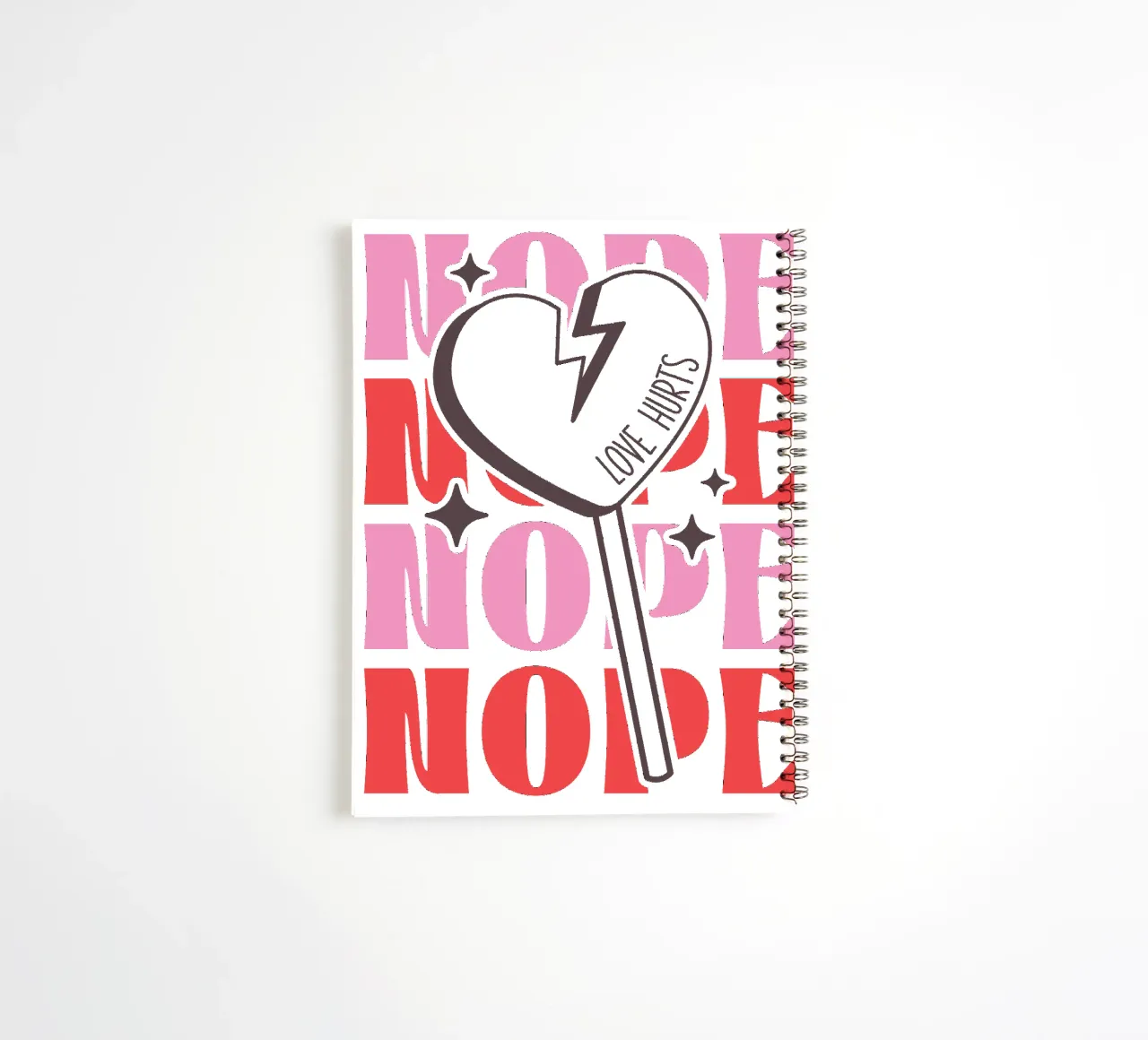 NOPE cuaderno de espiral de edsonramosart