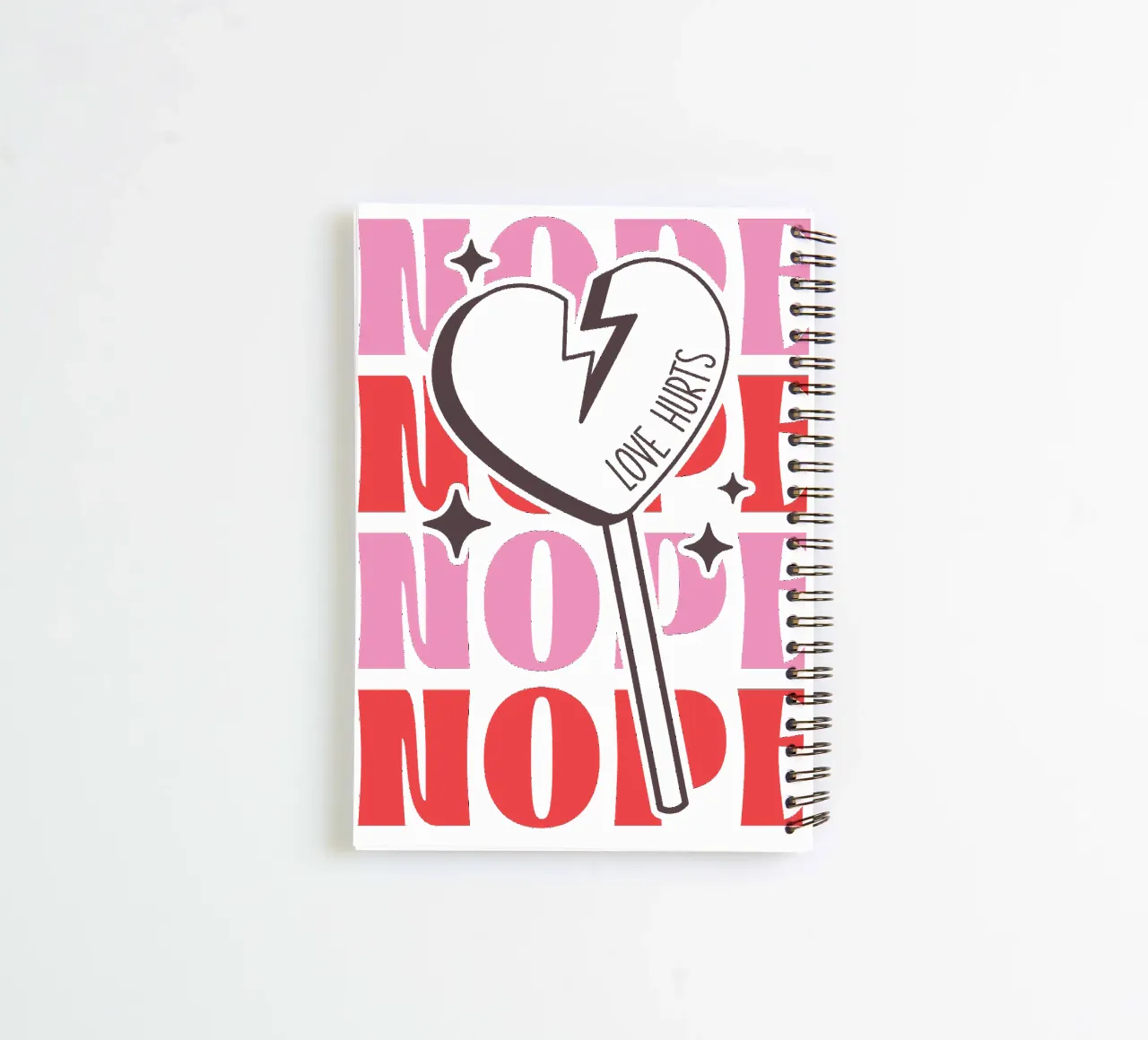 NOPE cuaderno de espiral de edsonramosart