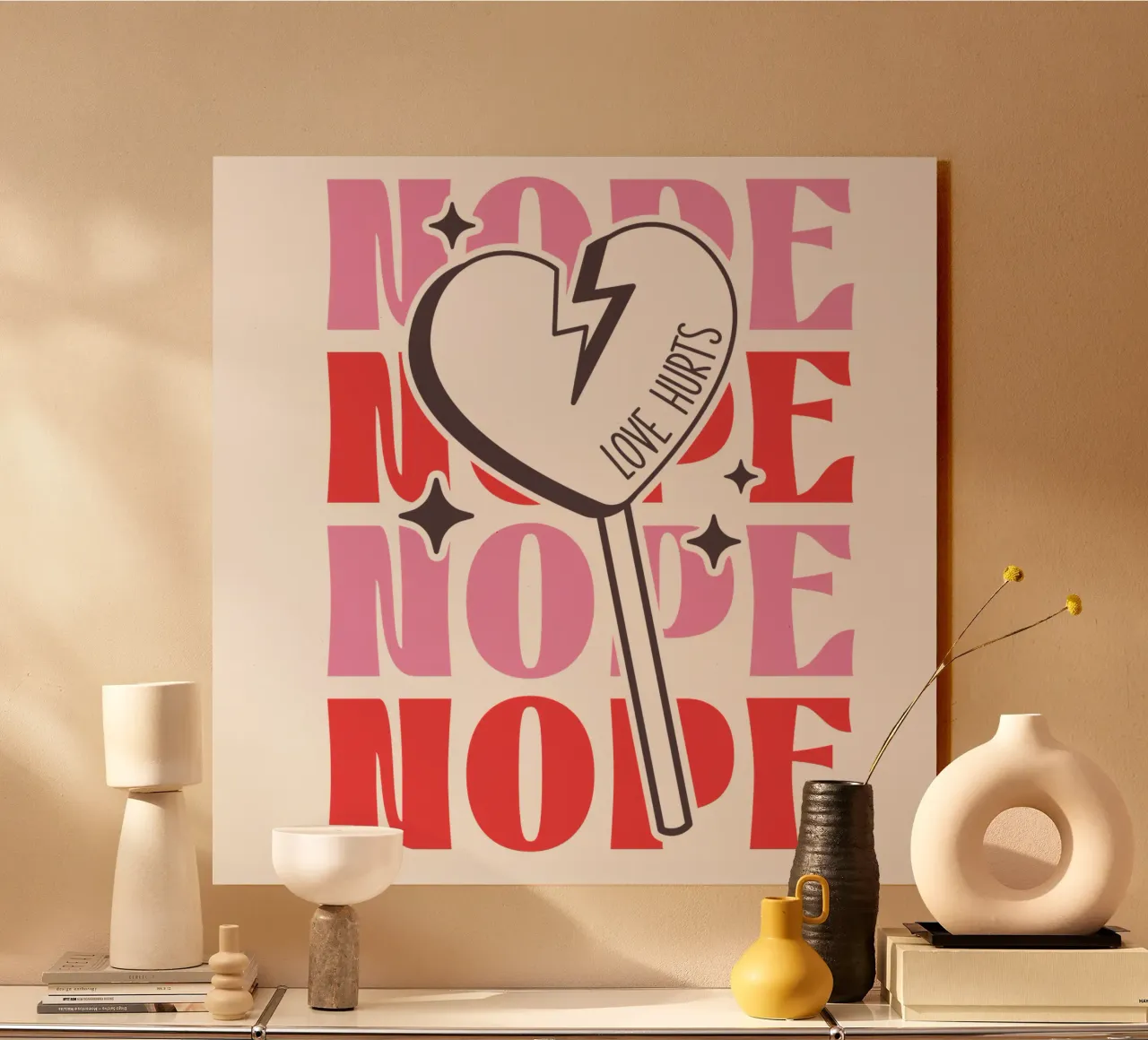 NOPE alluminio dibond da edsonramosart