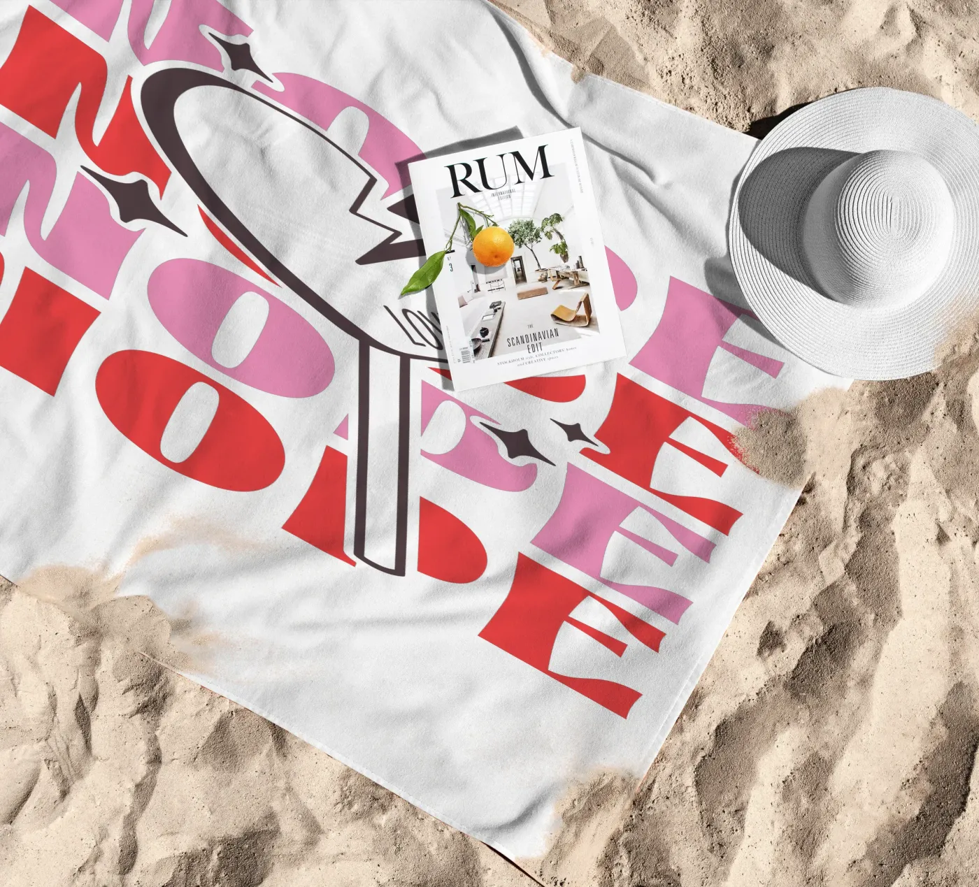 NOPE strandhanddoek van edsonramosart