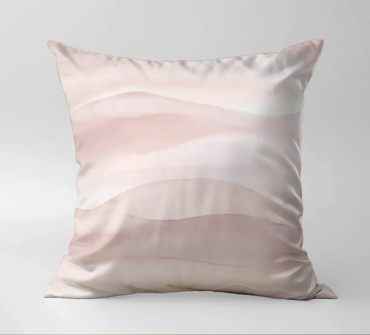 Boho aquarel ombre zachte blush kussen van Bloomery Decor