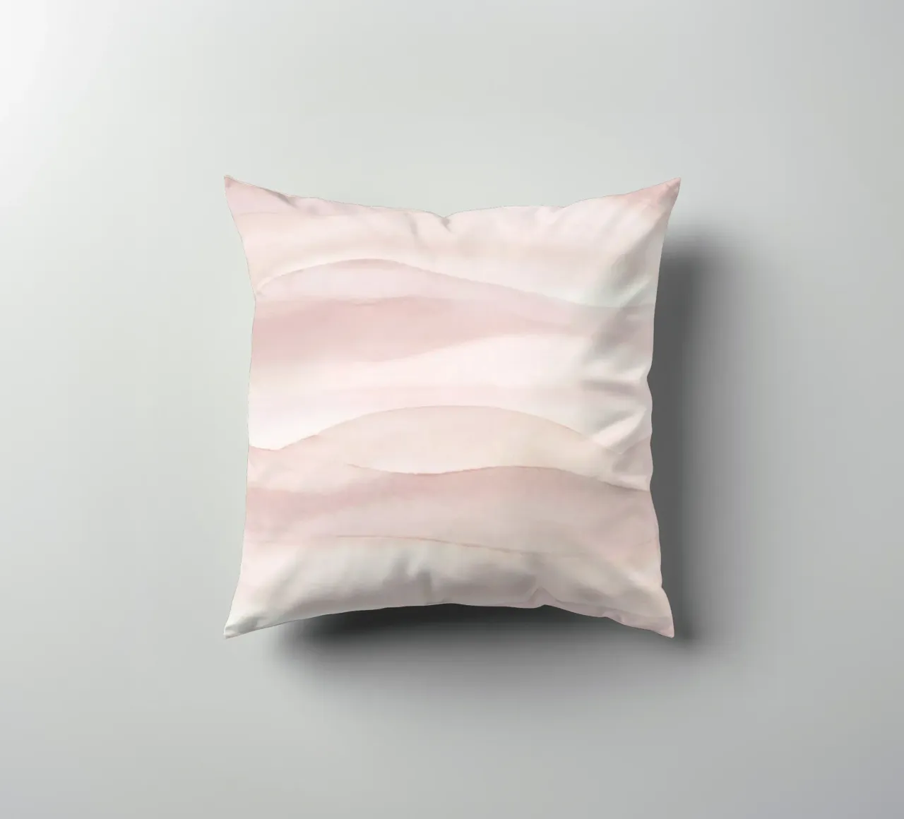Boho aquarel ombre zachte blush kussen van Bloomery Decor