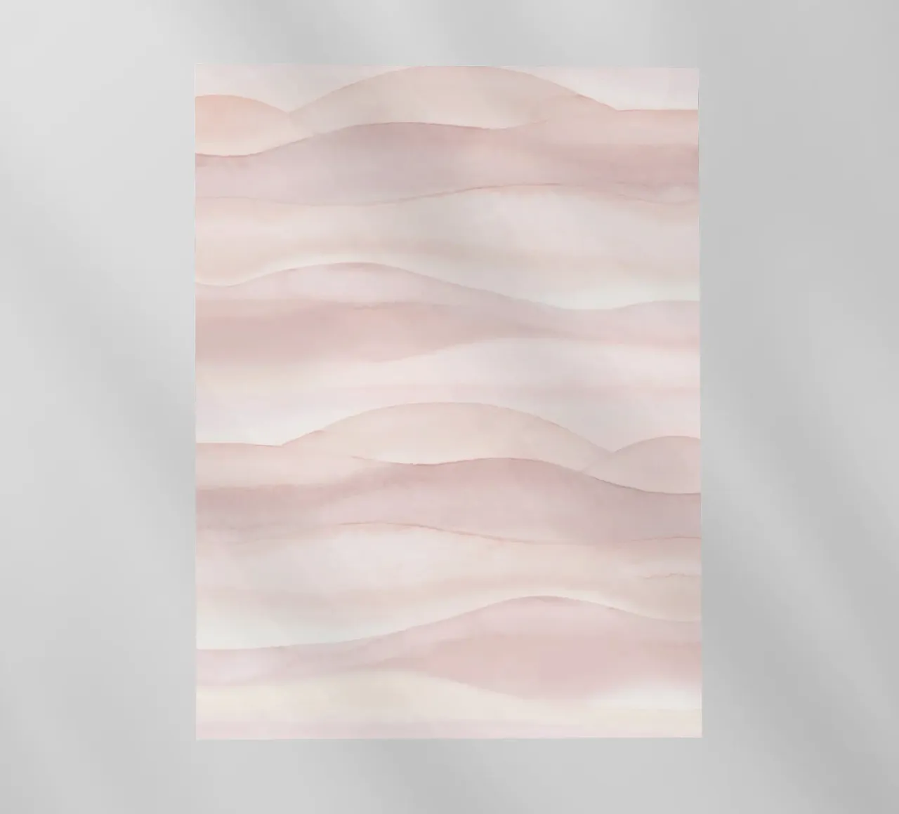 Boho acquerello ombreggiato blush morbido pellicola backlit da Bloomery Decor