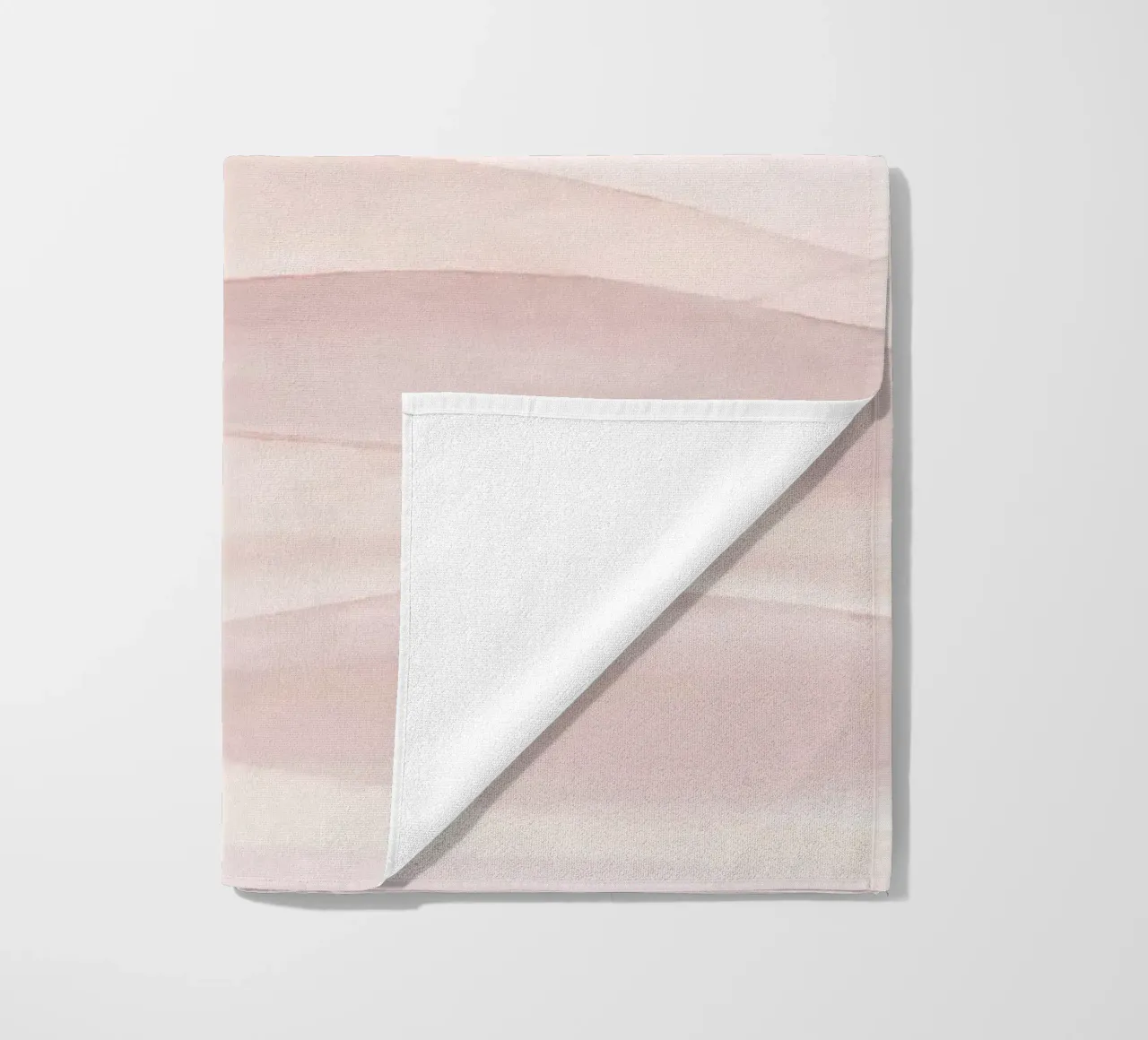 Boho acquerello ombreggiato blush morbido telo mare da Bloomery Decor