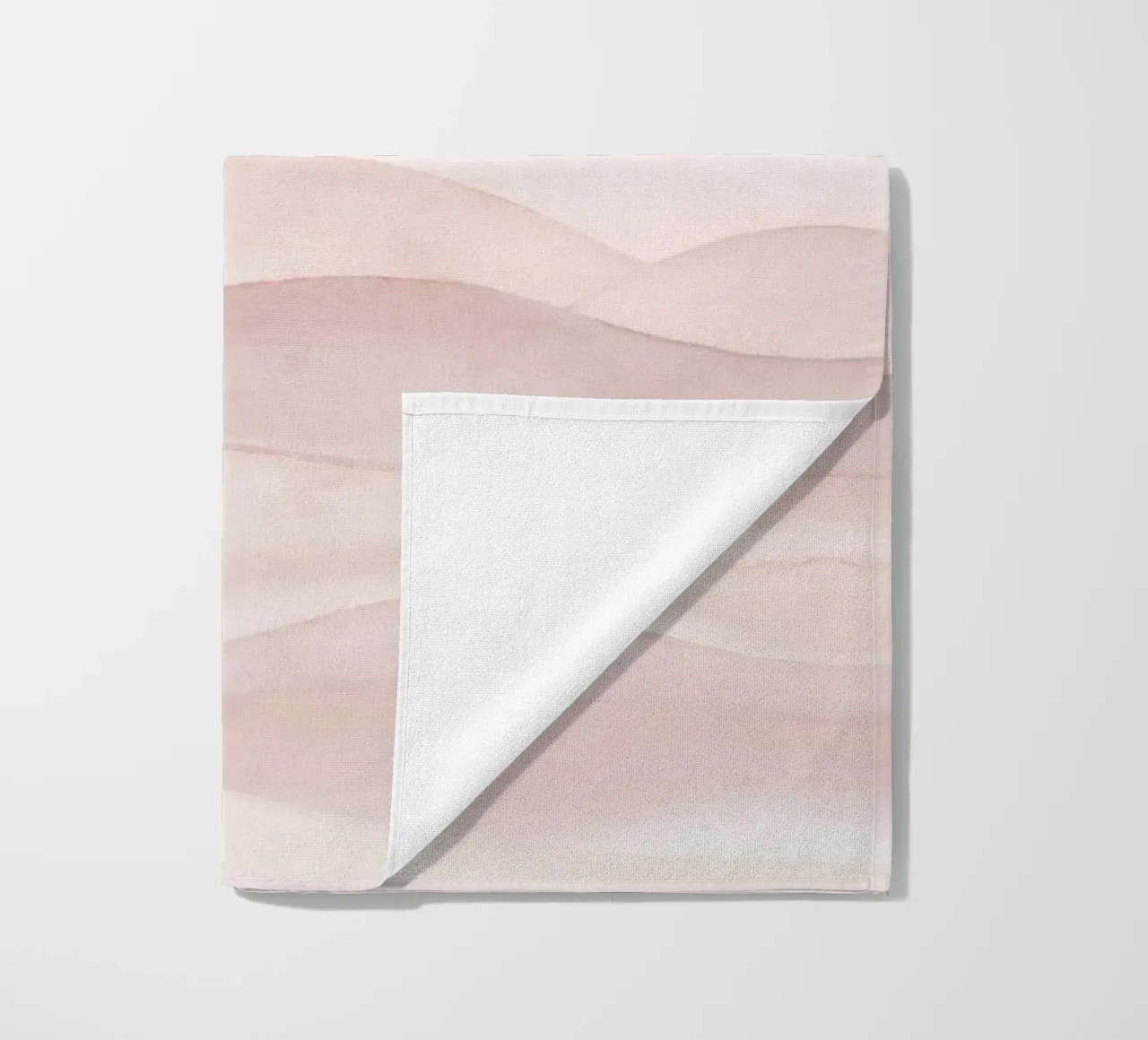 Boho acquerello ombreggiato blush morbido telo mare da Bloomery Decor